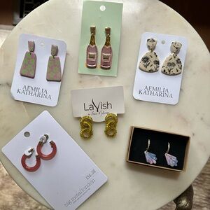 Indie Designer Earring Collection ALL NWT!